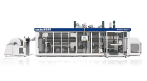 RMD-800 European System Pressure Forming Machine (Forming, Cutting, Stacking  3 Station in One Machine)